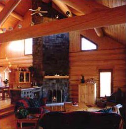 Log Home Interior