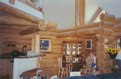 Log Home Interior