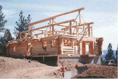 Log Home Construction