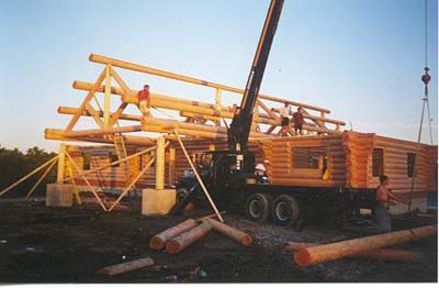 Log Home Construction