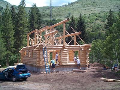 Log Home Construction