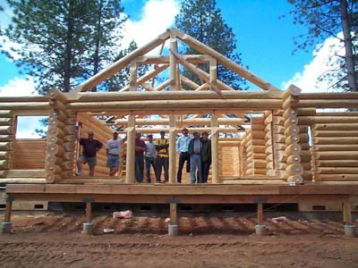 Log Home Construction