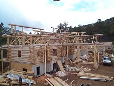 Log Home Construction