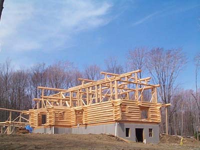 Log Home Construction