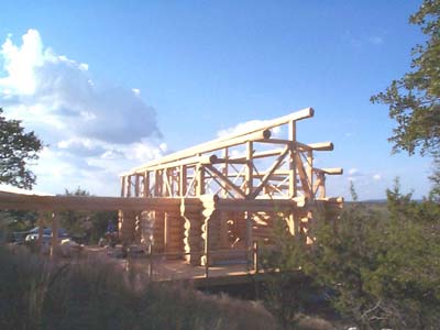 Log Home Construction