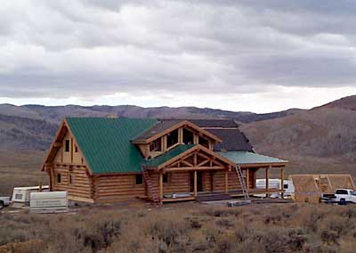 Log Home Exterior Photo