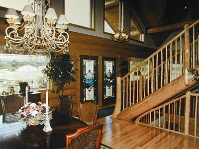 Log Home Interior