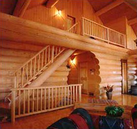 Log Home Interior