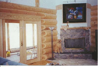 Log Home Interior