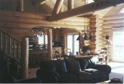 Log Home Interior