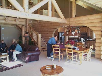 Log Home Interior