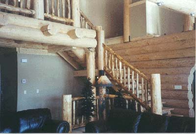 Log Home Interior